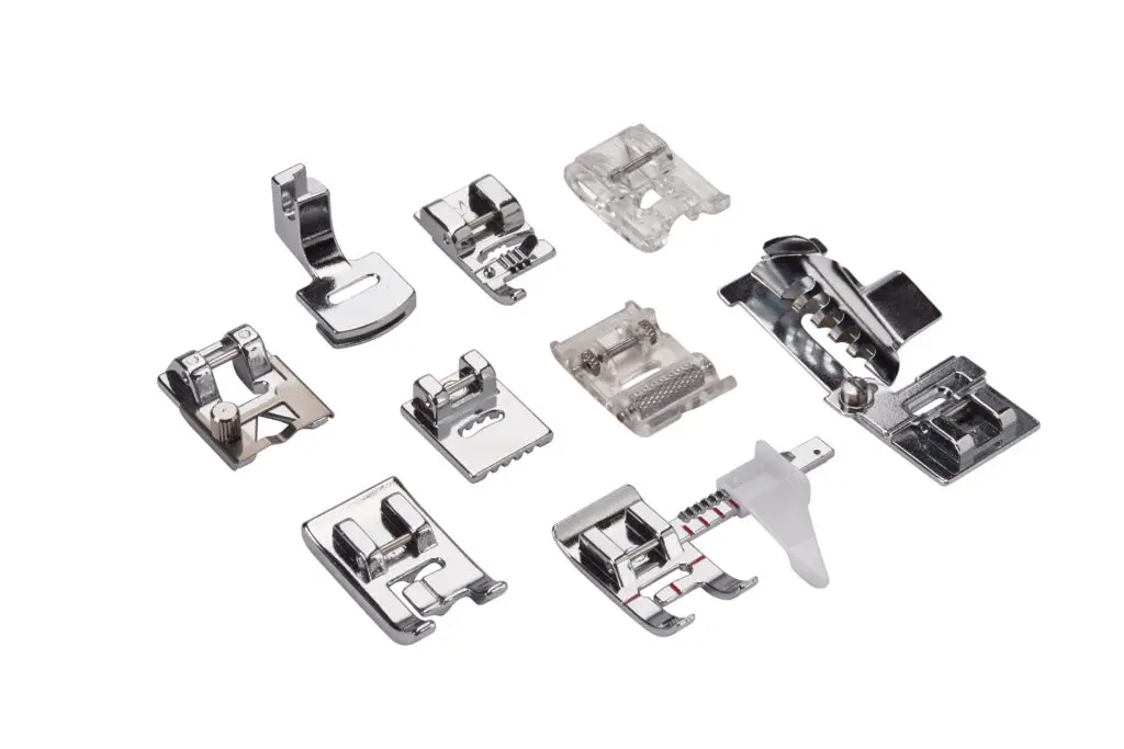 Bernette sewing machine feet and accessories